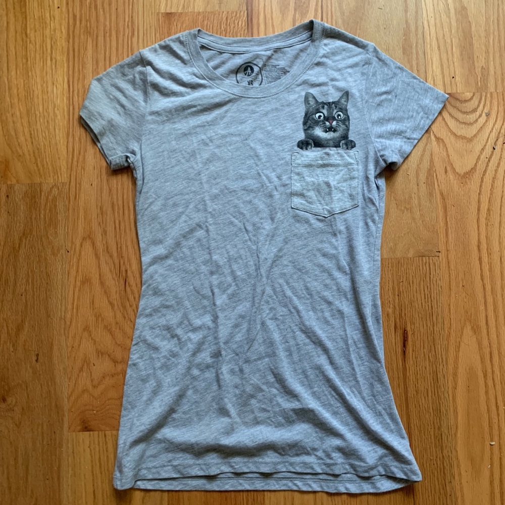 Cat Pocket Tee